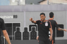 Yago durante jogo-treino entre Corinthians e Red Bull Brasil