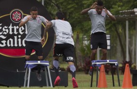 Gabriel e Paulo Roberto treinam de olho no Palmeiras, no prximo sbado