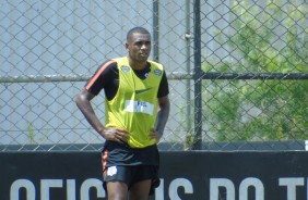 Marllon no treino de hoje no CT