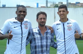 Marllon, Dulio e Matheus; Os reforos foram oficialmente apresentados nesta manh