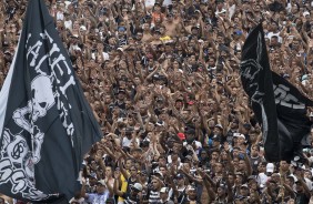 A torcida fez uma festa bonita no treino de hoje na Arena