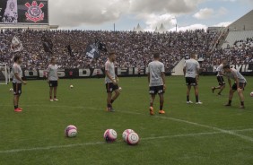 O time fez o último treino antes de enfrentar o Palmeiras