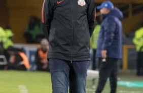 Carille comandou o empate contra o Millonarios, no El Campín