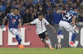 Clayson não teve muitas oportunidades ofensivas contra o Millonarios