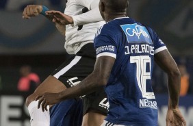 Jnior Dutra tambm entrou no segundo tempo contra o Millonarios, na Colmbia