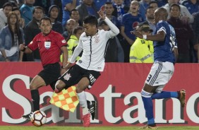 Lucca entrou no segundo tempo contra o Millonarios