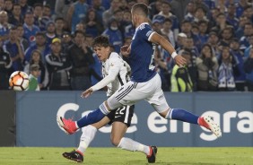 Mateus Vital tambm fez boa partida contra o Millonarios, no El Campn