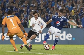 Vital foi titular contra o Millonarios, na Colmbia