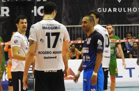 Serginho durante o jogo do Corinthians/Guarulhos contra o Lebes Canoas