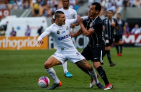Rodriguinho foi caçado em campo contra o Santos