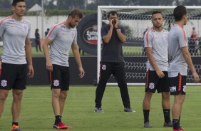 Carille comanda o treino que antecede o duelo contra o Mirassol