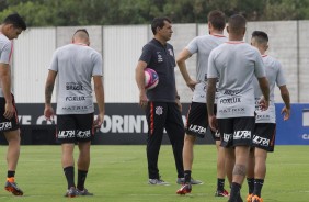 Carille comandou o ltimo treino antes de enfrentar o Mirassol, pelo Paulisto