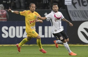 Clayson teve boa atuao contra o Mirassol, na Arena Corinthians, pelo Paulisto