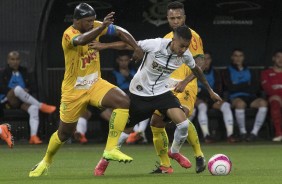 Lucca durante o jogo contra o Mirassol, na Arena Corinthians