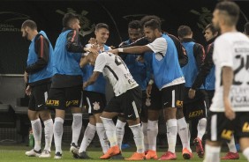 Sheik anotou o nico gol corinthiano na partida contra o Mirassol, na Arena Corinthians