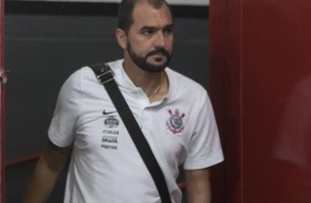 Danilo antes do jogo entre Botafogo-SP e Corinthians, em Ribeirão Preto