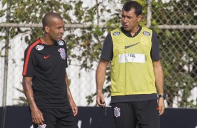 Carille conversa com Sheik antes de duela pela libertadores