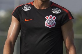 Rodriguinho no treino da tarde nesta terça-feira