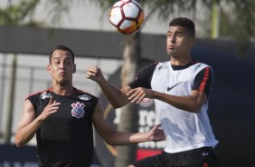 Rodriguinho no treino da tarde nesta tera-feira