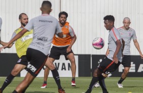Elenco treina na quinta-feira com foco no Bragantino, pelas quartas do Paulistão
