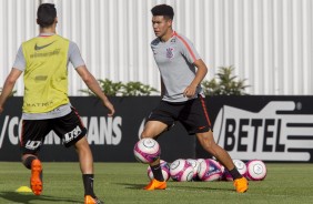 Marquinhos Gabriel treina para enfrentar o Bragantino, pelo campeonato paulista