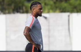 O gringo da favela não estampou seu costumeiro sorriso no treino de hoje