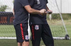 Osmar Loss e Fábio Carille preparam a equipe para enfrentar o Bragantino, pelo Paulistão