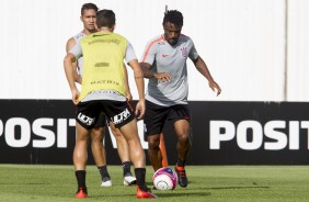 Paulo Roberto no treino da quinta-feira; Foco no Bragantino, pelo Paulistão