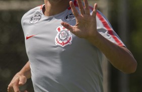 Voltando de lesão, Marquinhos Gabriel apareceu no gramado pelo segundo dia consecutivo