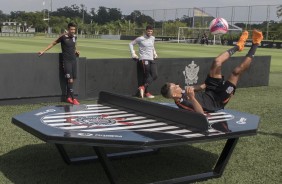 Corinthians faz último treino antes do jogo contra o Bragantino