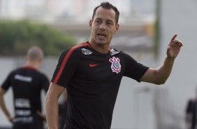 Rodriguinho no treino que antecede o jogo decisivo contra o Bragantino