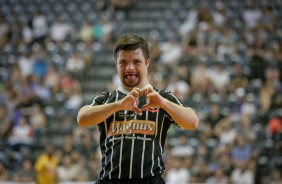 Caio teve atuao destacada na vitria do JR/Corinthians sobre o Santos