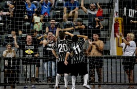 Em quadra, o JR/Corinthians imps seu ritmo e derrotou o Santos