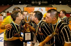 Jogadores do Corinthians se sagraram campeões da Copa Down