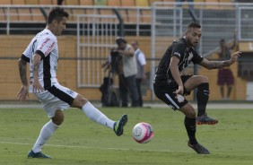 Maycon formou a volância ao lado de Gabriel, diante o Bragantino