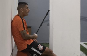 Ralf antes da partida entre Bragantino e Corinthians