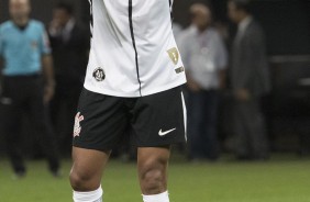 Júnior Dutra durante partida contra o Bragantino, pelas quartas de final do Paulistão