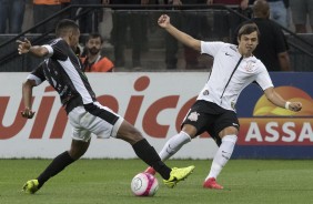 Romero entrou no finalzinho do segundo tempo contra o Bragantino, pelo Paulisto