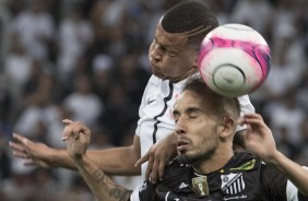 Sidcley em jogada contra o Bragantino, pelas quartas de final do Paulisto