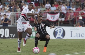 Gabriel durante partida contra o São Paulo, pela semifinal do campeonato paulista
