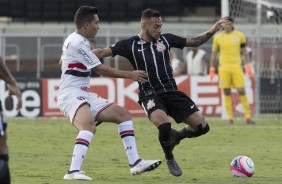 Maycon durante a partida do Corinthians contra o São Paulo, no Morumbi