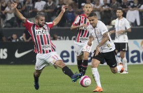 Gabriel durante o jogo contra o So Paulo, pela semifinal do Paulisto 2018