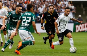 Clayson brigou com jogadores palmeirense e foi expulso de campo