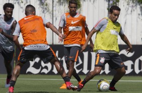 Jogadores fizeram ltima atividade antes da final contra o Palmeiras, no sbado