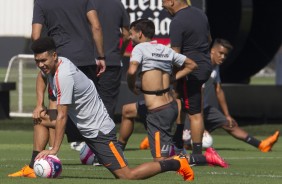 Marquinhos Gabriel no treino de hoje no CT do Parque Ecolgico