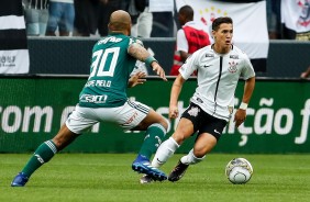 Mateus Vital saiu no segundo tempo da partida contra o Palmeiras, pela final do Paulistão