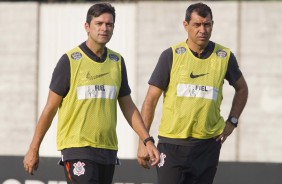 Cuca e Carille treinam a equipe para encarar o Palmeiras, pela final do Paulistão 2018