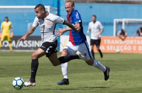 Sidcley em ação contra o Paraná neste domingo de manhã