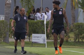 Kazim no treino da tarde nesta tera-feira