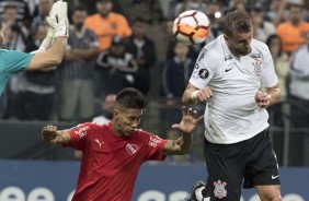 Henrique teve muito trabalho diante o Independiente, em partida pela Libertadores